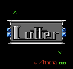 Lutter title screen for Famicom Disk System
